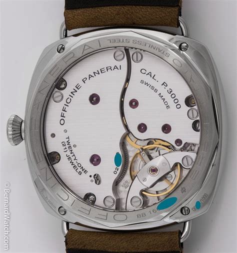 panerai p.3000|Panerai pocket watch movement.